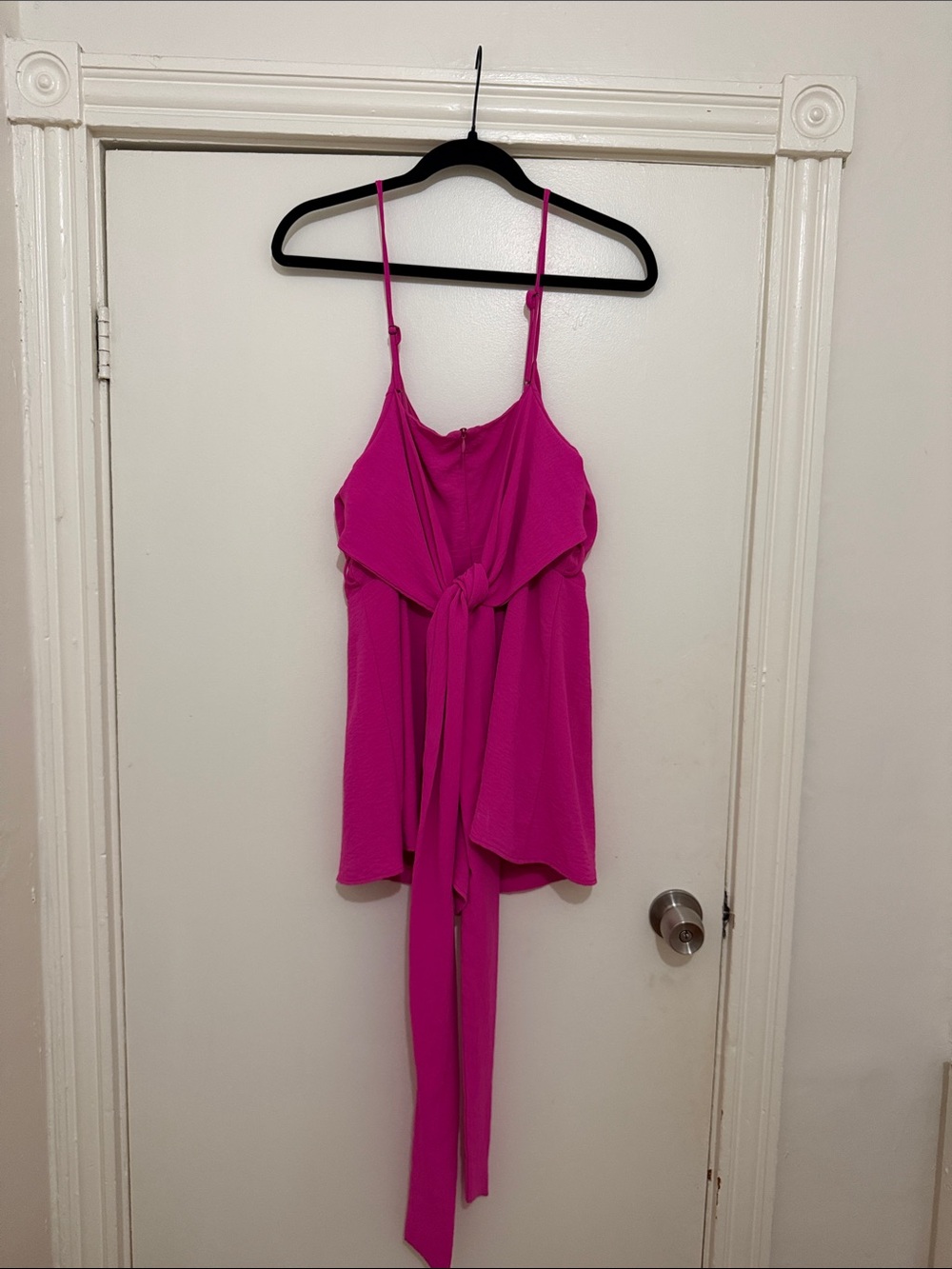 South Moon Under Hot Pink Spaghetti-Strap Romper - Picture 2 of 3